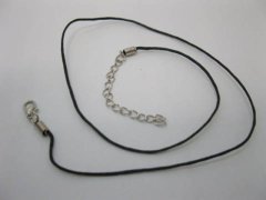 (image for) 100 Black Waxen Strings With Connector For Necklace