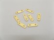 (image for) 1000 Golden Spacer Bars 2 Hole 11mm Connector Jewellery Finding