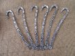 20Pcs Tibetan Silver Butterfly Flower Carved Hook Metal Bookmark
