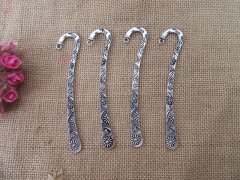 20Pcs Tibetan Silver Color Butterfly Flower Carved Hook Metal