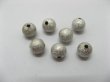 200 Stardust Aluminum Round Spacer Beads 8mm (image for) 200 Stardust Aluminum Round Spacer Beads 8mm