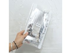 (image for) 5Pcs Silver Metallic Tinsel Curtain Foil Backdrop Streamer Party