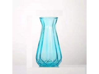 (image for) 20Pcs Blue Green Glass Table Flower Vases 30cm High