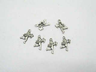 200 Charms Metal Cupid Pendants Jewelry finding