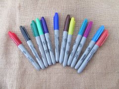 4x12Pcs Brilliant Permanent Marker Watercolor Pens Office Use 4x12Pcs Brilliant Permanent Marker Watercolor Pens Office Use
