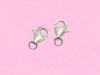 10pcs 925.Silver Plated Jewelry Lobster Claw Clasp 6X14mm