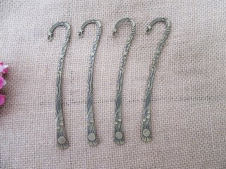 20Pcs Bronze Color Nature Star Carved Hook Metal Bookmarks
