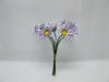 12BundleX12Pcs Craft Scrapbooking Wedding Purple Chrysanthemum
