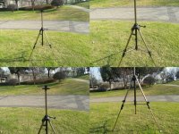 1Pc New Compact Aluminium Camera Folding Tripod Easel Stand