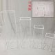 1Set x 4Pcs White Plinth Frame Pedestal Wedding Display Stand
