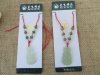12Pcs Fashion Jade Kwan-yin Necklaces with Red String