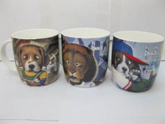 72pcs Cartoon Animal Ceramic Coffee Mug Tea Cup Assorted