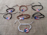 20Pcs Knitted Drawstring Bracelet Assorted