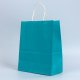 48 Bulk Kraft Paper Gift Carry Shopping Bag 33x26x12cm Teal