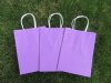 48 Bulk Kraft Paper Gift Carry Shopping Bag 22x16x8cm Purple 48 Bulk Kraft Paper Gift Carry Shopping Bag 22x16x8cm Purple