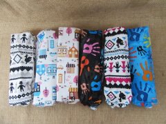 6Pcs PU Pencil Case Zipper Bag Makeup Bag Pouch Purse Assorted