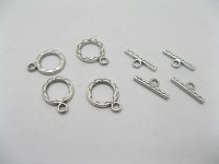 200 Sets Metal Toggle Clasps 12mm Finding ac-c87