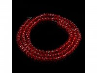 10Strands X 70Pcs Red Facted Glass Crystal Beads 10mm Dia