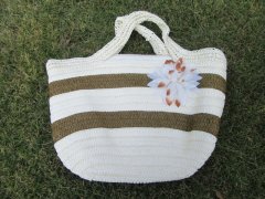 1X Beach Retro Straw Rattan Wicker Handbag Knitted Bag