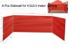 1X Red 3 sidewall suitable for 2X3M Marquee