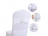 10Pcs White Spandex Stretch Sashes Chair Wider Bow Wedding Venue 10Pcs White Spandex Stretch Sashes Chair Wider Bow Wedding Venue