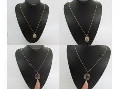 12Pcs New Fashion Metal Chain Necklace with Assorted Pendant 12Pcs New Fashion Metal Chain Necklace with Assorted Pendant
