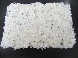 1Pc Artificial White Hydrangea Flower Backdrop Wall Panel