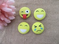6Packs x 6Pcs Funny Emoji Erasers for Kids School Supplies