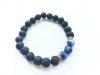 5X New Healing Bead Yoga Bracelet with 3 Dark Blue Beads 5X New Healing Bead Yoga Bracelet with 3 Dark Blue Beads