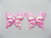 100 Cute Pink Craft Butterfly Embellishments Toppers