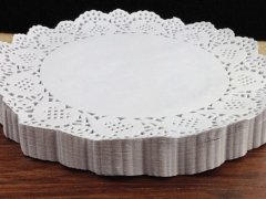 1 Box of 1600pcs Useful White Paper Doilies 165mm