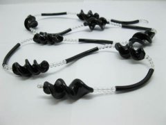 5X 1Meter Black Twist Bead Garland Wedding Decoration 5X 1Meter Black Twist Bead Garland Wedding Decoration