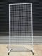 1X New White Wire Mesh Backdrop Stand 150x100cm with Feet