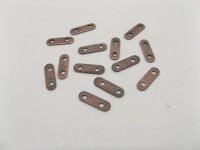 1000 Copper Spacer Bars 2 Hole 11mm Connector Finding