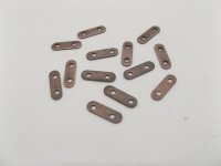 1000 Copper Spacer Bars 2 Hole 11mm Connector Finding