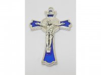 10X Enamel Blue Charm Cross Pendant Jewellery Finding 7.7x4.6x1c 10X Enamel Blue Charm Cross Pendant Jewellery Finding 7.7x4.6x1c