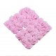 25Pcs PINK Rose Artificial Foam Flower Hair Pick Wedding