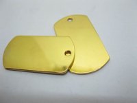 2x20pcs Golden Plated DIY Carved Pendants 3.7x2cm