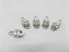 200 10mm Metal Skull Pendants Jewelry finding 200 10mm Metal Skull Pendants Jewelry finding