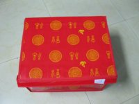 1Pc Red Useful Collaspsible Organiser Storage Box Case