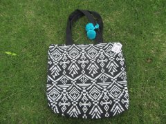 3Pcs New Classic Cotton Black Hand Bag Shoulder Bag 3Pcs New Classic Cotton Black Hand Bag Shoulder Bag