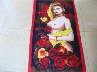 1X Cotton Beauty Beach/Bath Towels 175X70cm