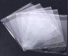 100 Clear Self-Adhesive Seal Plastic Bags 31x35cm