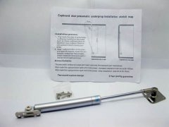 2X New Pneumatic Stay with Fixed Base 100N