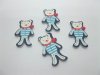 98 Bear Craft Embellishment Scrapbooking 36x22mm - Blue 98 Bear Craft Embellishment Scrapbooking 36x22mm - Blue