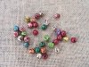 400Pcs Round Plastic Beads 10mm Dia. Mixed Color