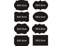 80Pcs Chalkboard Blackboard Stickers Labels For Jar Candy Buffet