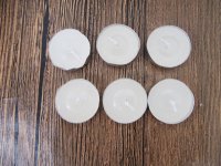 100Pcs White Tea Light Candle Home Decor Wedding Party Favor