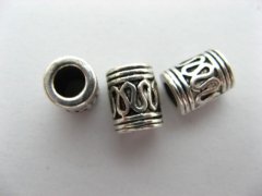 50pcs Metal Tube Spacer Beads yw-ac-mt4