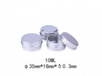 20 10ML Aluminium Tin Can Storage Container Balm Nail Art Cosmet